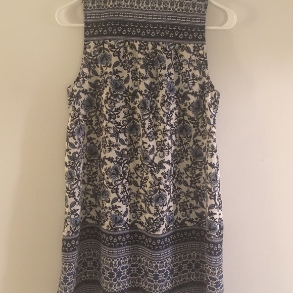 Blue and white summer dress - Picture 3 of 5